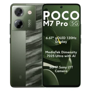 گوشی موبایل شیائومی مدل Poco M7 Pro 5G دو سیم کارت ظرفیت 256 گیگابایت و رم 12 گیگابایت