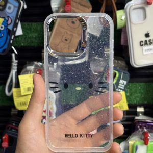 قاب شفاف طرح دار مدل hello kitty مناسب برای گوشی موبایل iphone 16 pro max