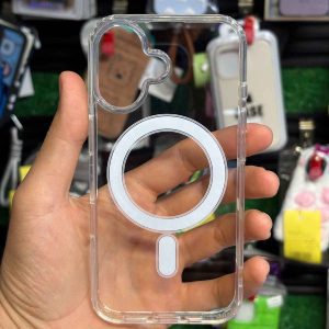 قاب شفاف مدل مگ‌سیف مناسب برای گوشی موبایل iphone 16